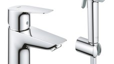 Baterie lavoar Grohe Start Edge S cu dus tip bideu pentru igiena intima  crom
