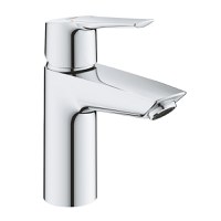 Baterie lavoar Grohe Start S  ventil click-clack  cartus SilkMove 28mm  crom - 1