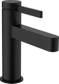 Baterie lavoar Hansgrohe Finoris 100  ventil push-open  negru mat - 1