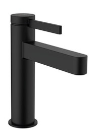 Baterie lavoar Hansgrohe Finoris 110  ventil push-open  negru mat - 1