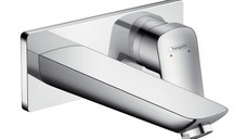 Baterie lavoar Hansgrohe Logis cu pipa 195mm  montaj incastrat  necesita corp ingropat