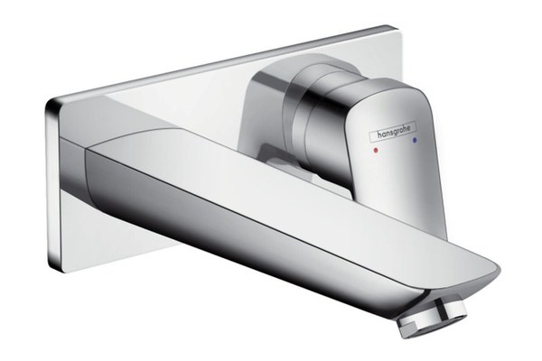 Baterie lavoar Hansgrohe Logis cu pipa 195mm  montaj incastrat  necesita corp ingropat