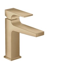 Baterie lavoar Hansgrohe Metropol 110  ventil push-open  bronz periat - 1