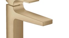 Baterie lavoar Hansgrohe Metropol 110  ventil push-open  bronz periat