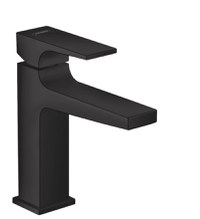 Baterie lavoar Hansgrohe Metropol 110  ventil push-open  negru mat - 1