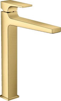 Baterie lavoar Hansgrohe Metropol 260  ventil push-open  pentru lavoar tip bol  gold optic lustruit - 1