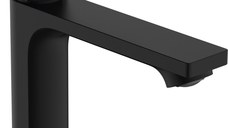 Baterie lavoar Hansgrohe Rebris E 110 Ecosmart  ventil pop-up  negru mat