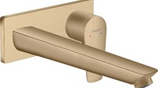 Baterie lavoar Hansgrohe Talis E cu pipa 225 mm  montaj incastrat  necesita corp ingropat  bronz periat