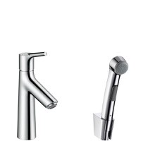 Baterie lavoar Hansgrohe Talis S cu dus tip bideu pentru igiena intima  ventil push-open - 1
