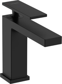 Baterie lavoar Hansgrohe Tecturis E 110  CoolStart  ventil pop-up  negru mat - 1