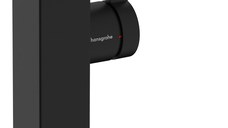 Baterie lavoar Hansgrohe Tecturis E 210 Fine  pipa pivotanta  CoolStart  ventil click-clack  negru mat