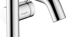 Baterie lavoar Hansgrohe Tecturis S 110 Fine  CoolStart  ventil click-clack  crom