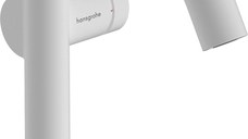 Baterie lavoar Hansgrohe Tecturis S 150 Fine  CoolStart  ventil click-clack  alb mat
