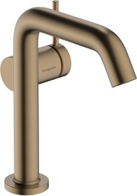 Baterie lavoar Hansgrohe Tecturis S 150 Fine  CoolStart  ventil click-clack  bronz periat - 1