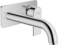 Baterie lavoar Hansgrohe Vernis Shape cu pipa 205mm  montaj incastrat  necesita corp ingropat  crom - 1