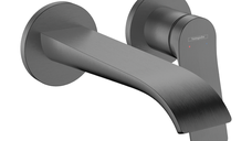 Baterie lavoar Hansgrohe Vivenis cu pipa 192mm  montaj incastrat  necesita corp ingropat  negru periat