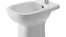 Bideu pe pardoseala Duravit D-Code  alb