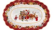 Bol oval Villeroy & Boch Toy\'s Fantasy Santa and Kids 29x19cm