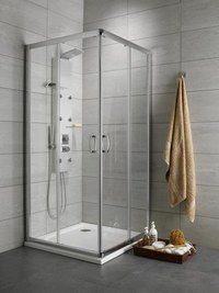 Cabina de dus dreptunghiulara Radaway Premium Plus D 1900  100x80cm  sticla transparenta - 1