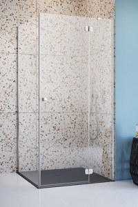Cabina de dus dreptunghiulara Radaway Torrenta KDJ 90x100cm  orientare dreapta  profile crom - 1