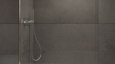 Cabina de dus tip Walk-in Radaway MODO SL II 100 cm  orientare stanga  profil crom lucios