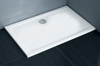 Cadita de dus rectangulara Ravak Gigant Pro Flat 100x80cm  alb - 1