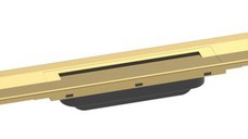 Capac rigola de pardoseala Hansgrohe RainDrain Flex 90cm  montaj la perete  gold optic lustruit