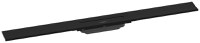 Capac rigola de pardoseala Hansgrohe RainDrain Flex 90cm  montaj la perete  negru mat - 1