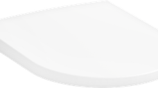 Capac wc Hansgrohe EluPura Original S cu inchidere lenta si QuickRelease  alb