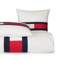 Cearceaf pentru pilota Tommy Jeans TJ Flag 200x200cm  alb - 1