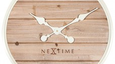 Ceas de perete NeXtime Plank 50cm  white