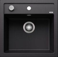 Chiuveta bucatarie Blanco Dalago 5  515x510mm  ventil automat  Silgranit negru - 1