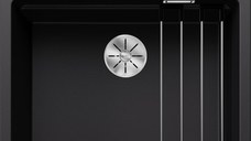 Chiuveta bucatarie Blanco Etagon 6 600x510mm  2 sine glisante  Silgranit negru