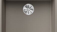 Chiuveta bucatarie Blanco Subline 500-U  530x460mm  montare sub blat  Silgranit maro trufe