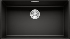 Chiuveta bucatarie Blanco Subline 700-U  730x460mm  montare sub blat  Silgranit negru