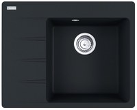 Chiuveta bucatarie Franke Centro CNG 611/211-62 ST  picurator stanga  62x50cm  fragranite  Matte Black - 1