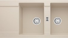 Chiuveta bucatarie Franke Maris MRG 621 reversibila  1160x500mm  tehnologie Sanitized  fragranite  Sahara