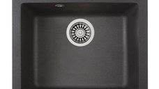 Chiuveta bucatarie Teka Clivo 50 S-TQ  455 x 495mm  tegranit Schwarzmetallic