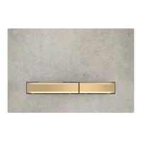 Clapeta actionare Geberit Sigma50 beton detalii alama - 1