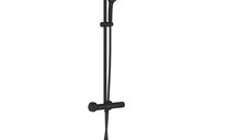 Coloana de dus Grohe Euphoria System 260 cu baterie termostatata  9 5l/min  phantom black