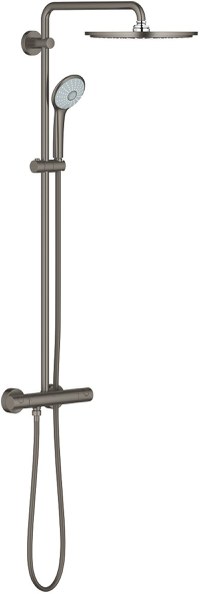 Coloana de dus Grohe Euphoria System 310 cu baterie termostatata  brushed hard graphite - 1