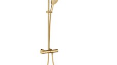 Coloana de dus Grohe Rainshower SmartActive 310 cu baterie termostatata  9 5l/min  cool sunrise