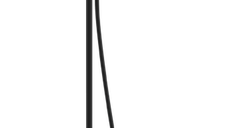 Coloana de dus Hansgrohe Activera S 240 1jet EcoSmart cu baterie cada termostatata Ecostat Fine  negru mat