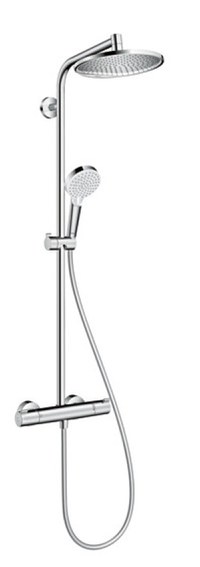 Coloana de dus Hansgrohe Crometta S 240 1 jet cu baterie dus termostatata  crom - 1