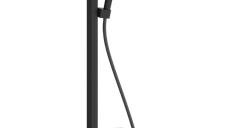 Coloana de dus Hansgrohe Raindance Alive S 300 1jet EcoSmart cu baterie termostatata ShowerSelect Comfort negru mat