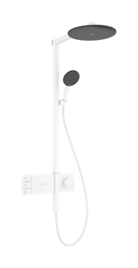 Coloana de dus Hansgrohe Raindance Alive S 300 2jet EcoSmart cu baterie termostatata ShowerSelect Comfort  alb mat - 1