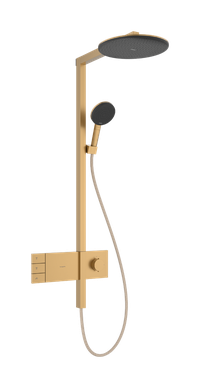 Coloana de dus Hansgrohe Raindance Alive S 300 2jet EcoSmart cu baterie termostatata ShowerSelect Comfort  bronz periat - 1