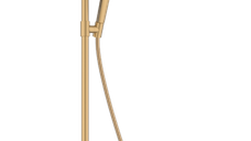 Coloana de dus Hansgrohe Raindance Alive S Puro 300 1jet EcoSmart cu baterie termostatata Ecostat  bronz periat