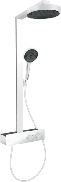 Coloana de dus Hansgrohe Rainfinity 250 EcoSmart 1jet  cu baterie termostatata ShowerTablet 350  alb mat - 1