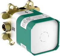 Corp incastrat Axor pentru palarie de dus ShowerSolutions cu 2 jeturi si brat - 1